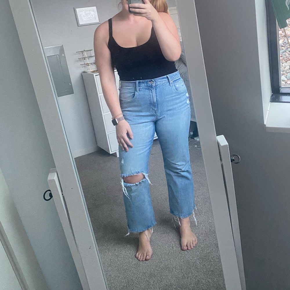 Gap Jeans - High Rise Cropped Flare